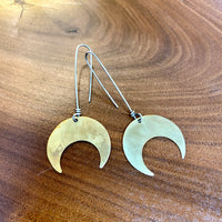 Golden Moon Earrings